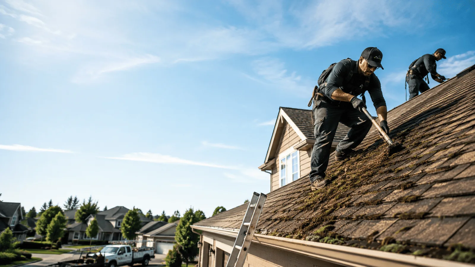 Roof Moss Removal in Glencoe, MN near me